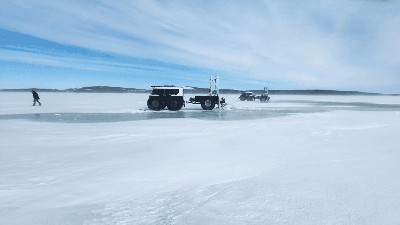 Test op het Canadese zee-ijs